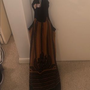 brown/tan dress